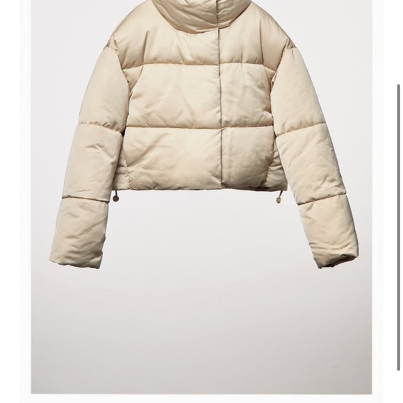 Satin effect puffer jacket - Picture 8 of 9